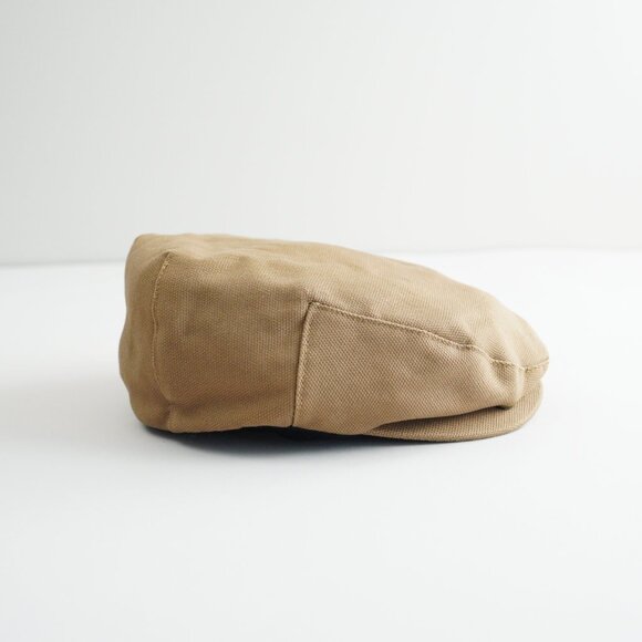 Duluth Trading Fire Hose Drivers Cap Newsboy Cabbie Cap Canvas Brown Mens Size M - Picture 4 of 14